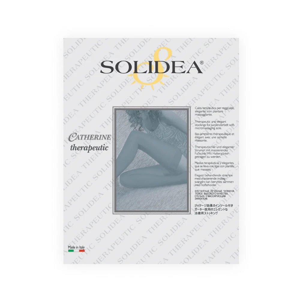 Solidea Catherine Ccl2 Punta Chiusa Giarrettiera 25 32mmHg 5XL Granito