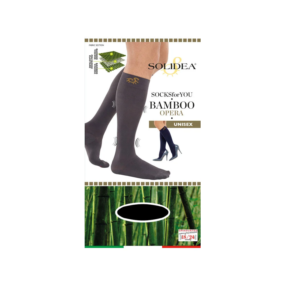 Solidea Socks For You Bamboo Opera Gambaletti 18 24 mmHg 1S Bordeaux