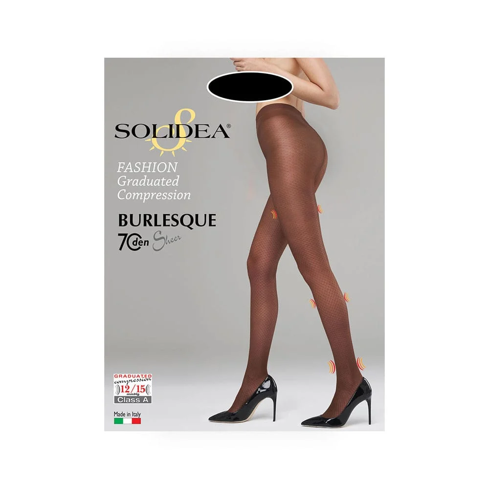 Solidea Burlesque 70Den Compressione Graduata 12 15mmHg 3ML Glace