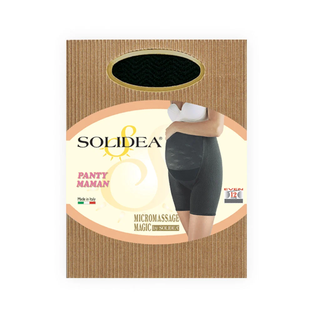 Solidea Panty Maman Guaina Elastica Modellante Compressione 12mmHg Noisette 4L
