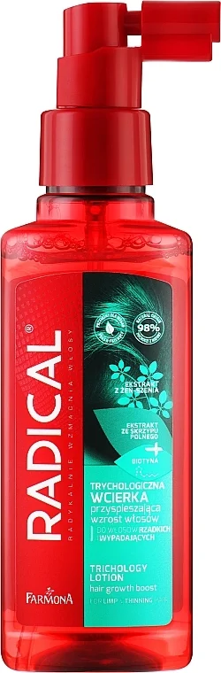 Lozione per la crescita dei capelli