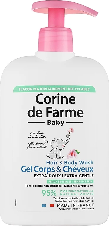 Gel detergente pelle e capelli 2 in 1