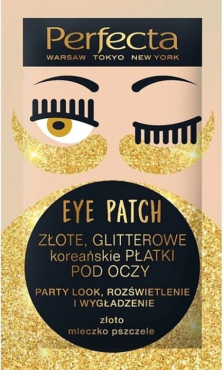 Patch occhi "Golden glitter"