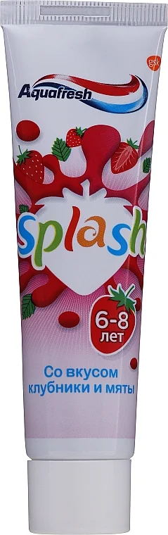 Dentifricio per bambini al gusto di fragola e menta