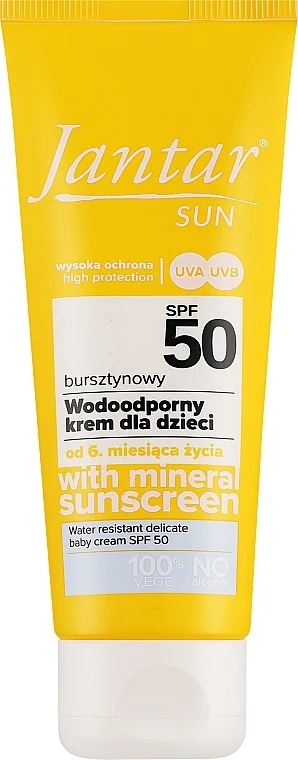 Crema solare impermeabile per bambini