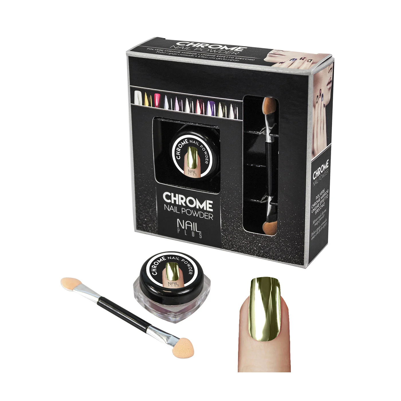 Chrome nail powder 02