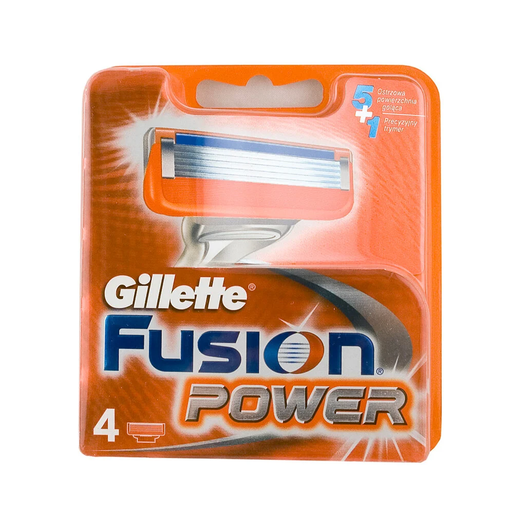 Gillette Fusion Power ricambio lamette per rasoio 4 pz