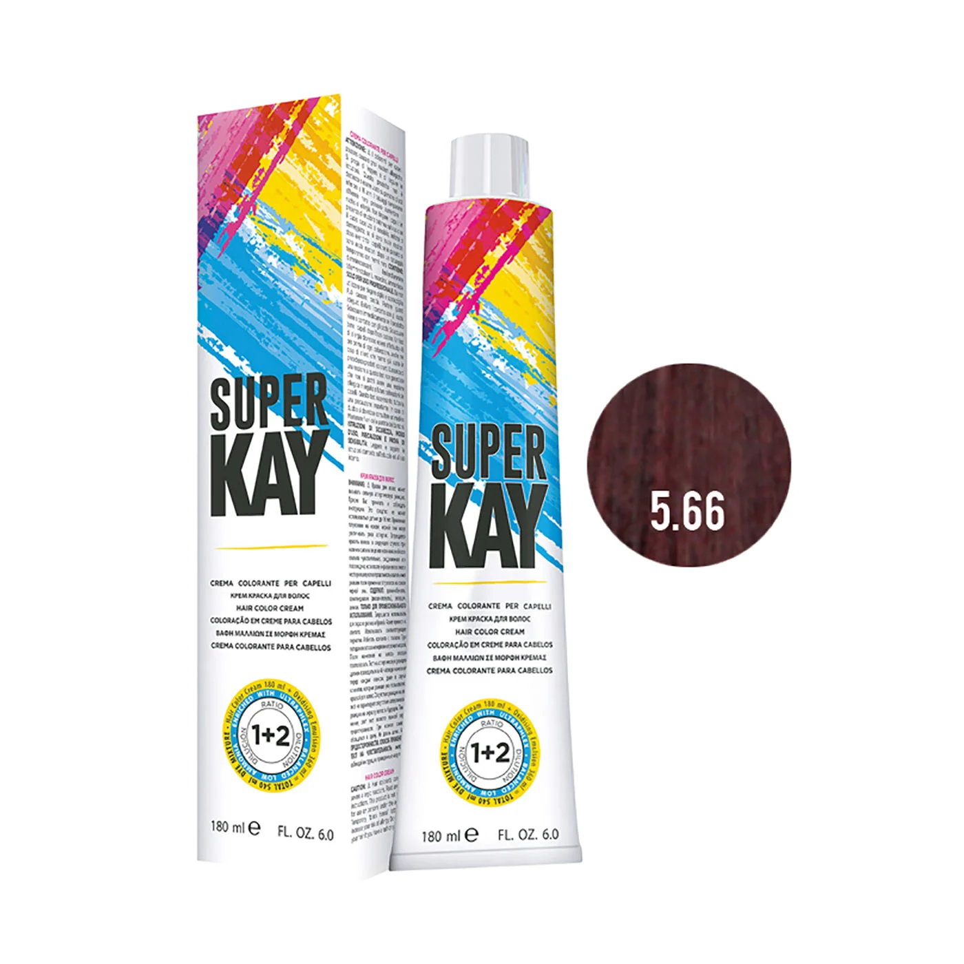 Super kay castano chiaro rosso intenso 5.66