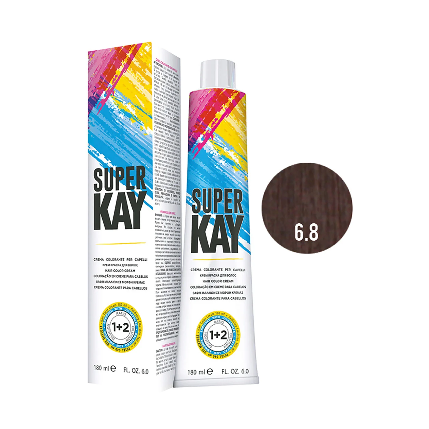 Super kay biondo scuro cioccolato 6.8