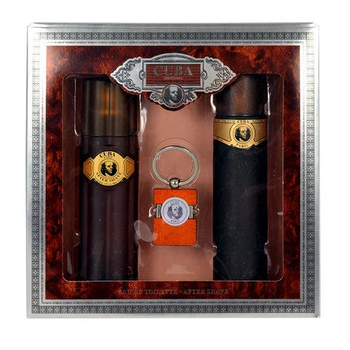 Cuba Gold EDT 100 ml + Dopobarba 100 ml + Portachiavi