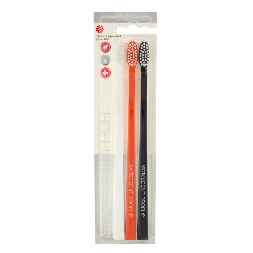 Swissdent Colours Soft-Medium (black, orange, white) 3 pz