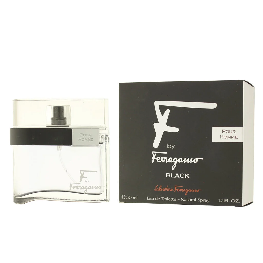 Salvatore Ferragamo F by Ferragamo Black Eau de Toilette (uomo) 50 ml
