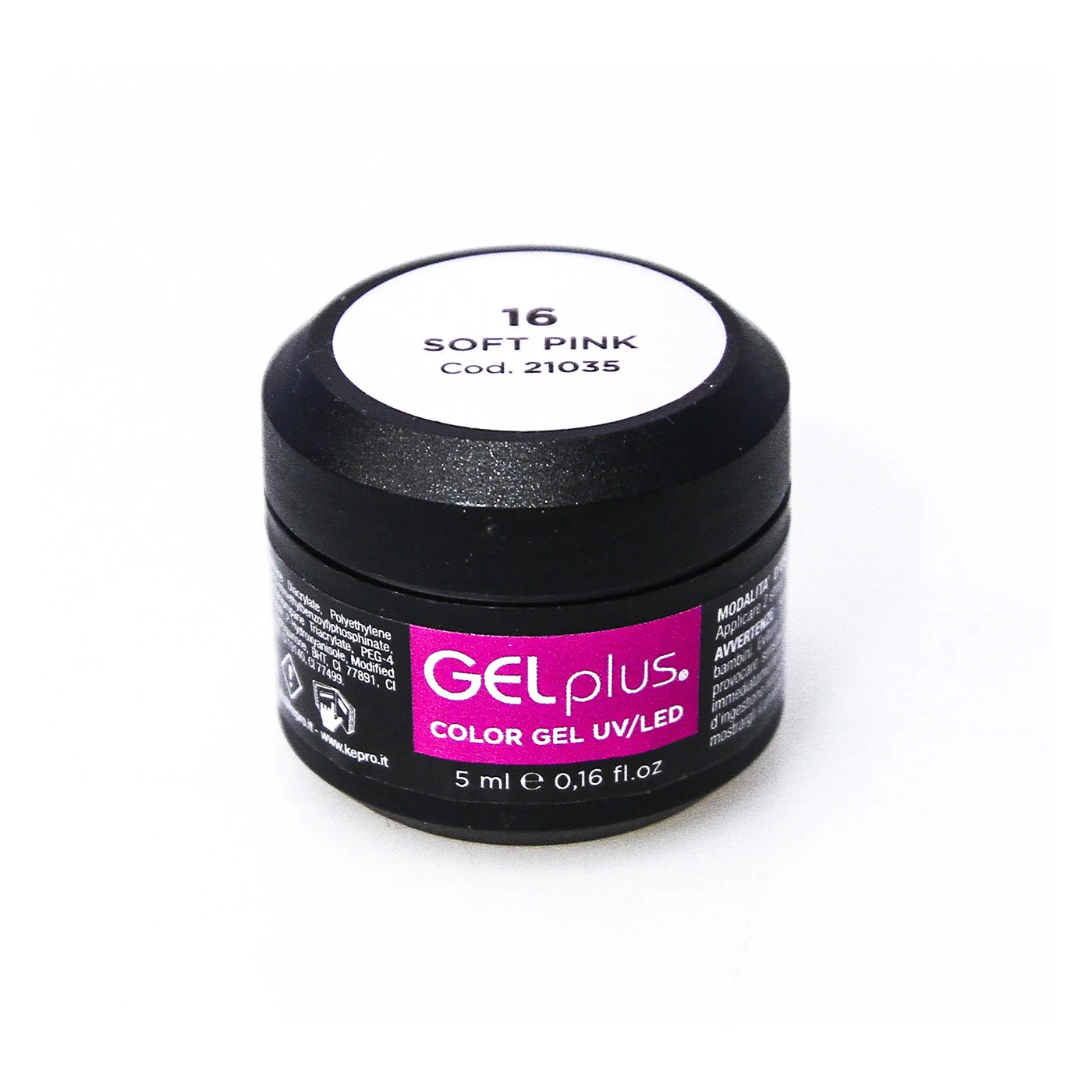 Gel polish uvgel 16 soft pink