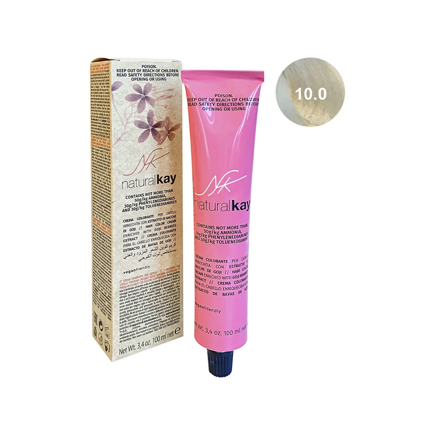 Natural kay biondo platino 10.0