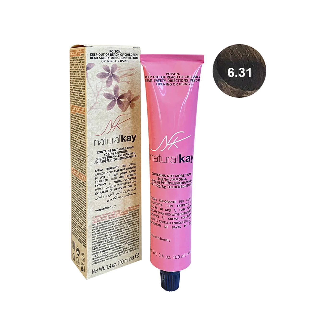 Natural kay biondo scuro beige 6.31