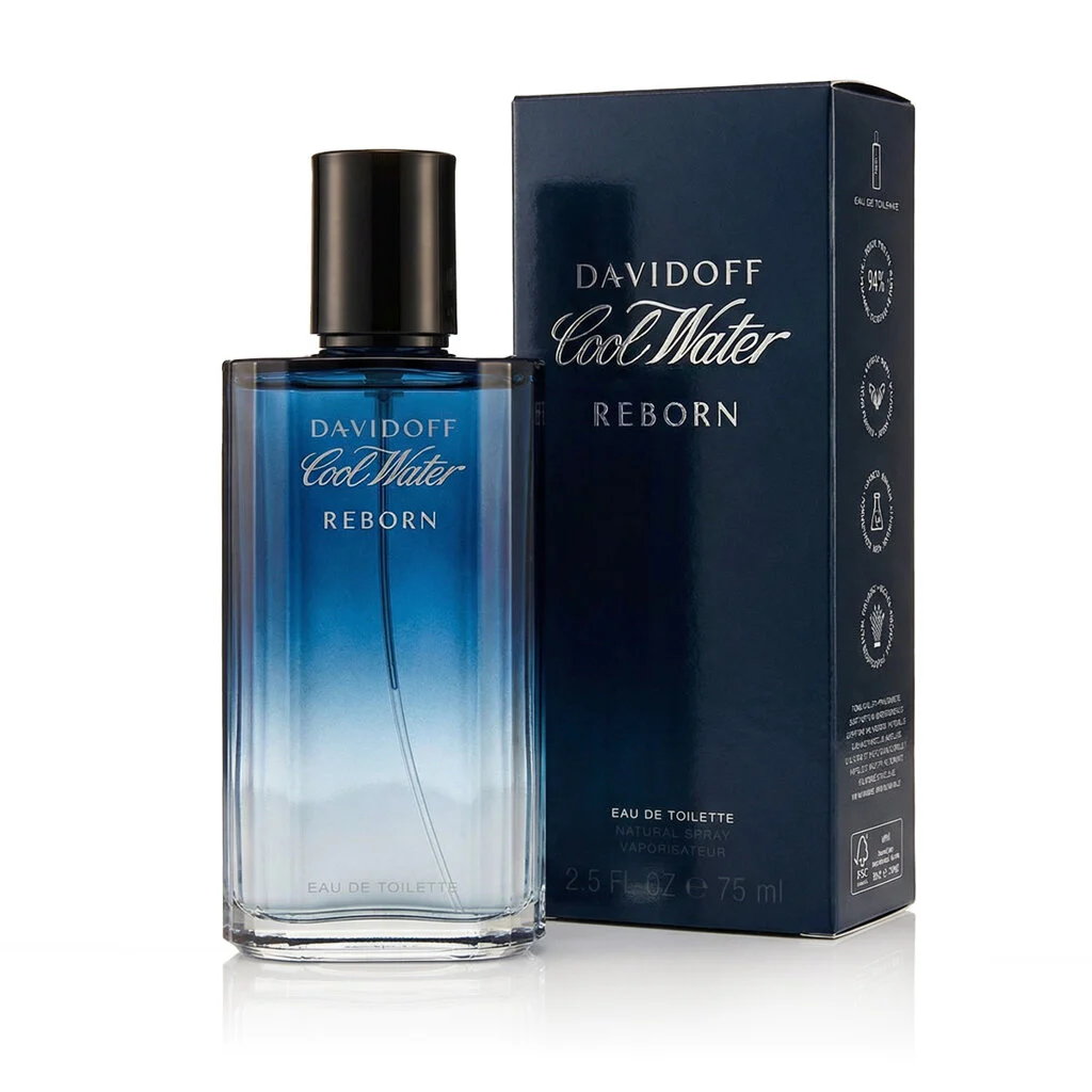 Davidoff Cool Water Reborn for Him Eau de Toilette (uomo) 75 ml