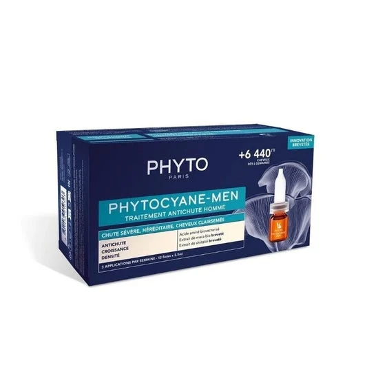 Phyto Phytocyane Trattamento Anti-Caduta Uomo 12 Fiale