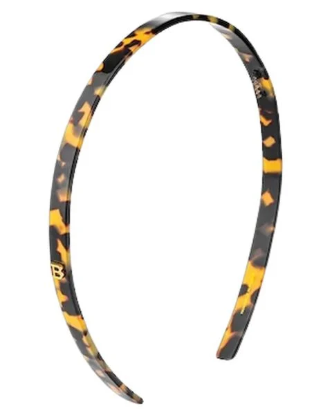 Balmain Acetate Headband Tortoise Shell