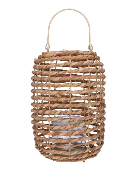 Lantern Natural Cattail 22X31C