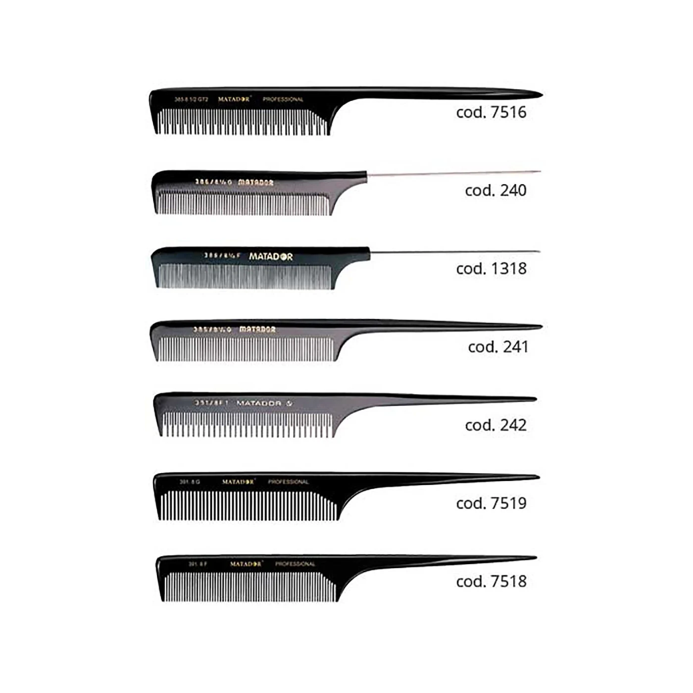 Pettine matador art 385/8 1/2g