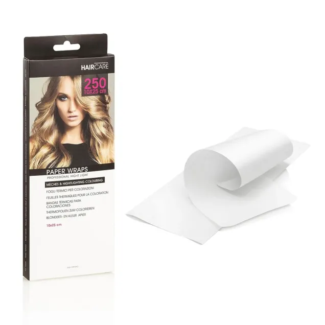 250 Fogli Termici per Meches in Carta 10x25 cm