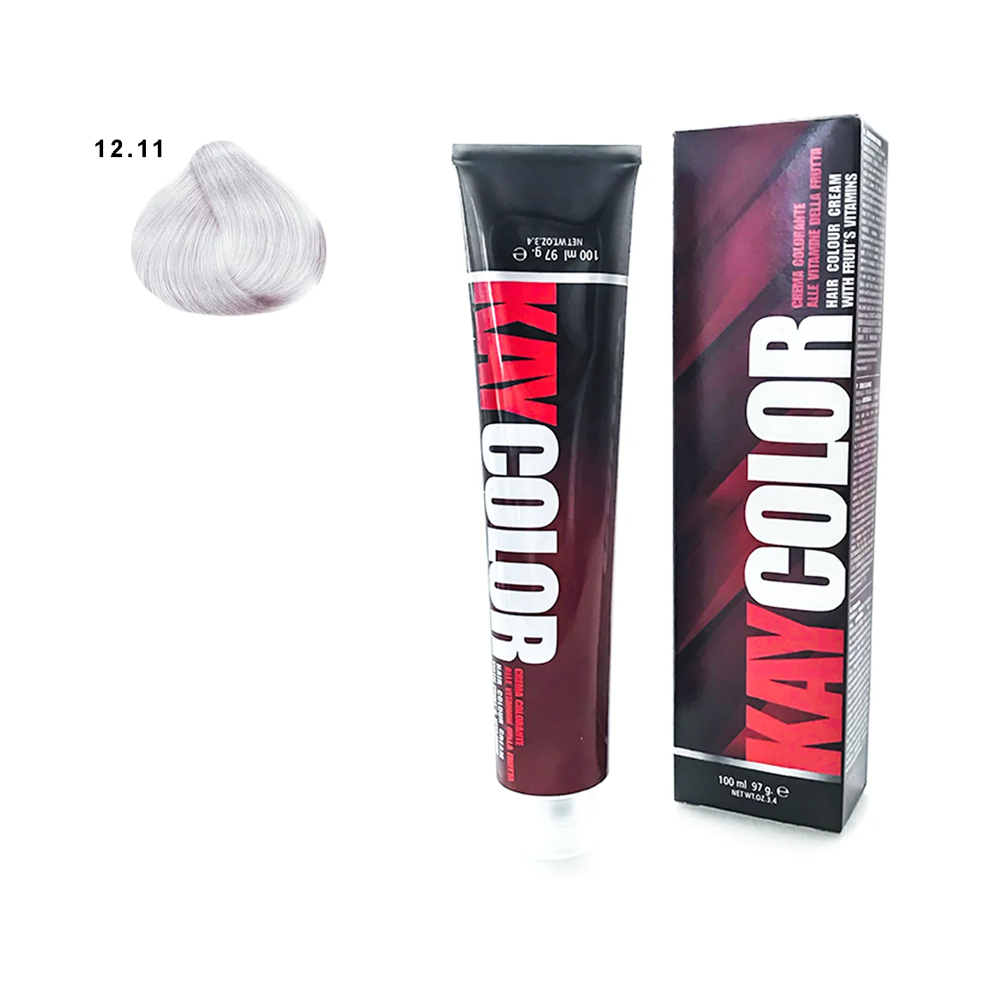 Kay color biondo ultrachiaro argento intenso 12.11