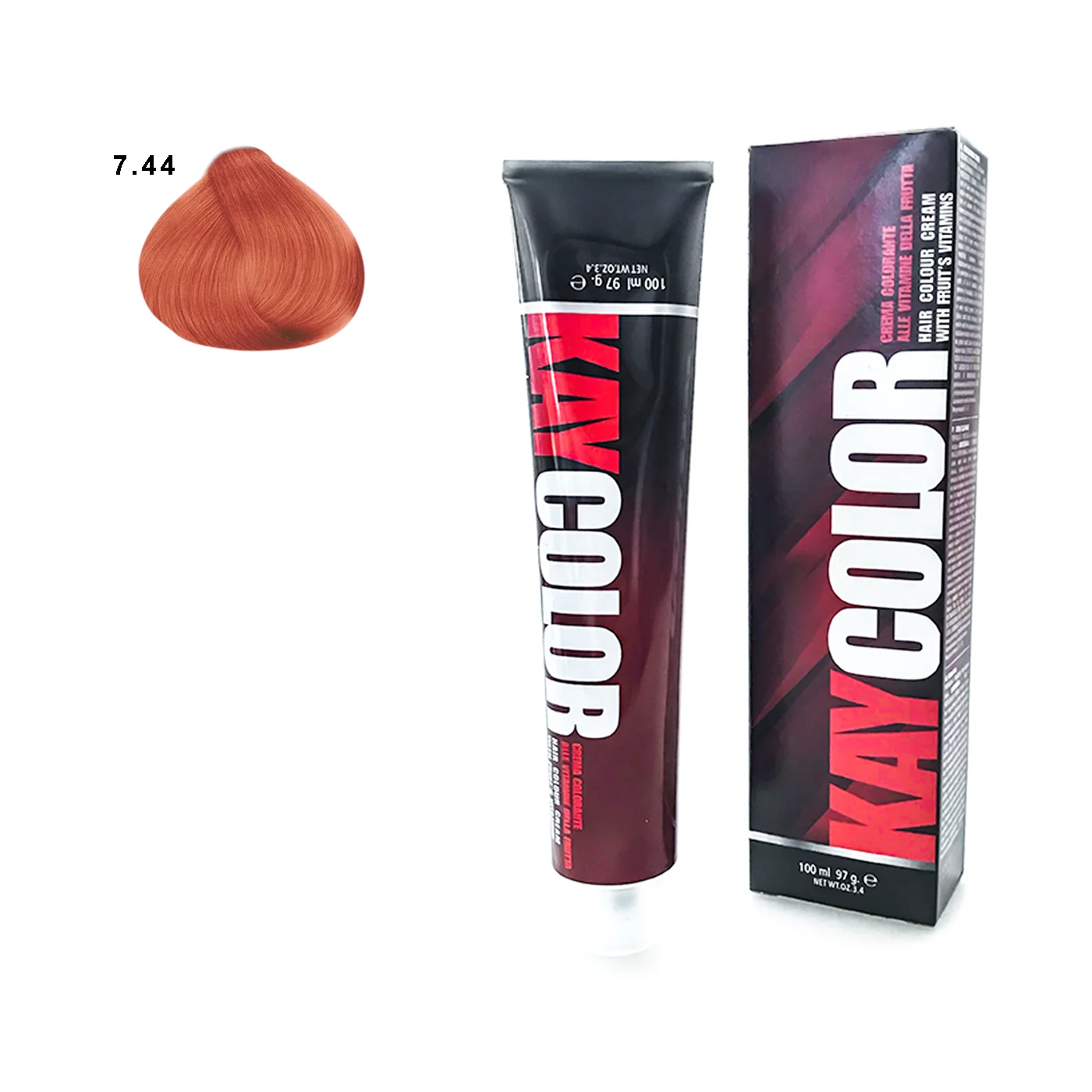 Kay color biondo rame intenso 7.44