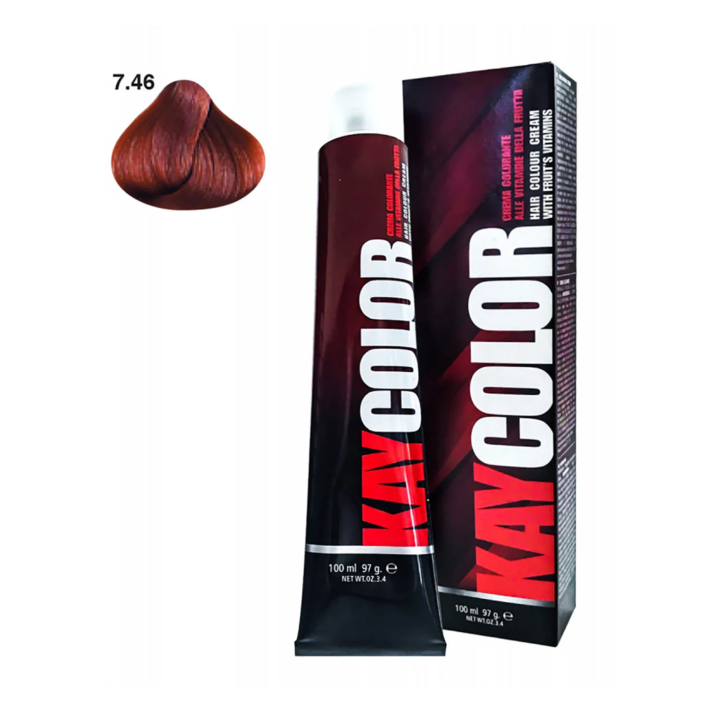 Kay color biondo rame rosso 7.46
