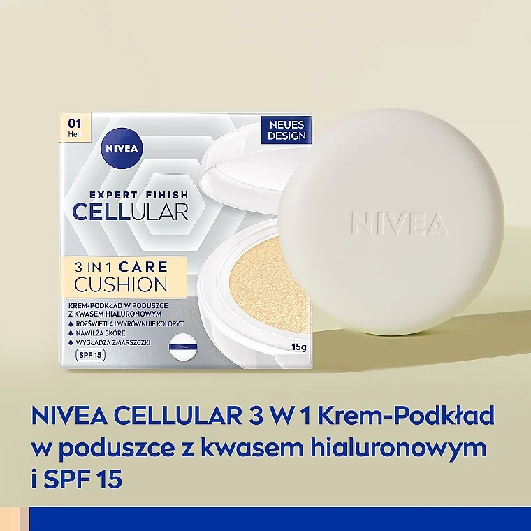 Nivea Hyaluron Cellular Filler 3in1 Care Cushion SPF 15