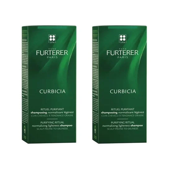 Rene Furterer Curbicia Oily Scalp Shampoo 2x150ml