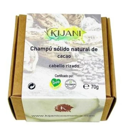 Kijani Champú Sólido Cabello Rizado Cacao 70g