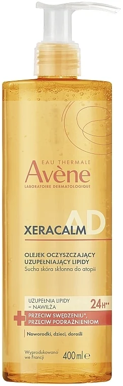 Olio detergente per la pelle secca