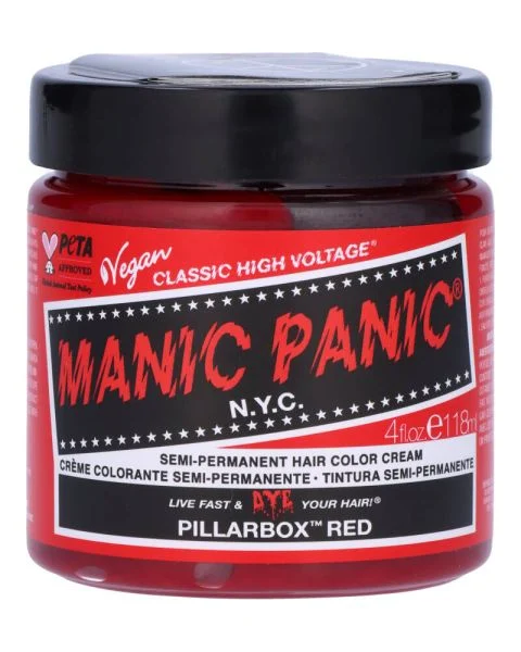 Manic Panic Semi-Permanent Color Cream Pillarbox Red
