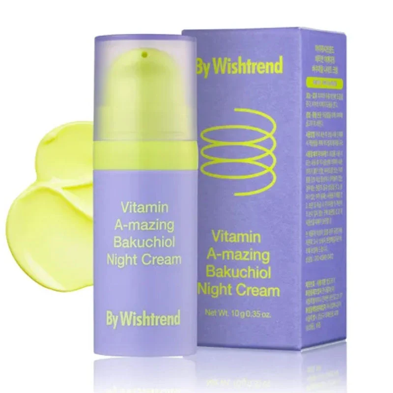 Crema notte al bakuchiol e vitamina A - Mini formato da 10 g