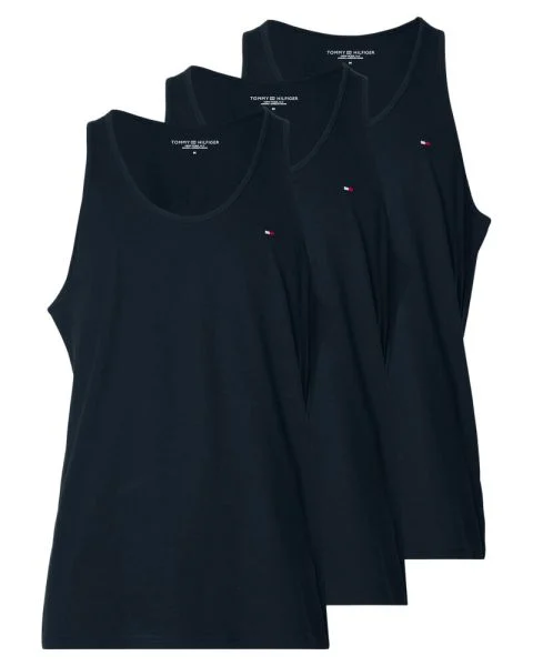 Tommy Hilfiger Signature Cotton Essentials Tank Top 3-Pack Str. XL Sort