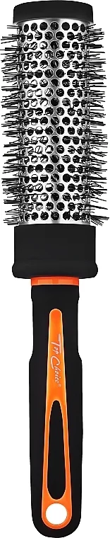 Spazzola per capelli "Neon" 37mm, 63718, nero con arancione