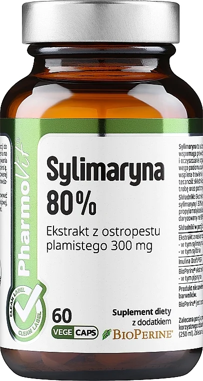 Integratore alimentare 'Silimarina' 300 mg, 60 pezzi