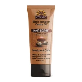 Okay Black Jamiacan Castor Oil Moisture & Curling Hair Sorbet 170g