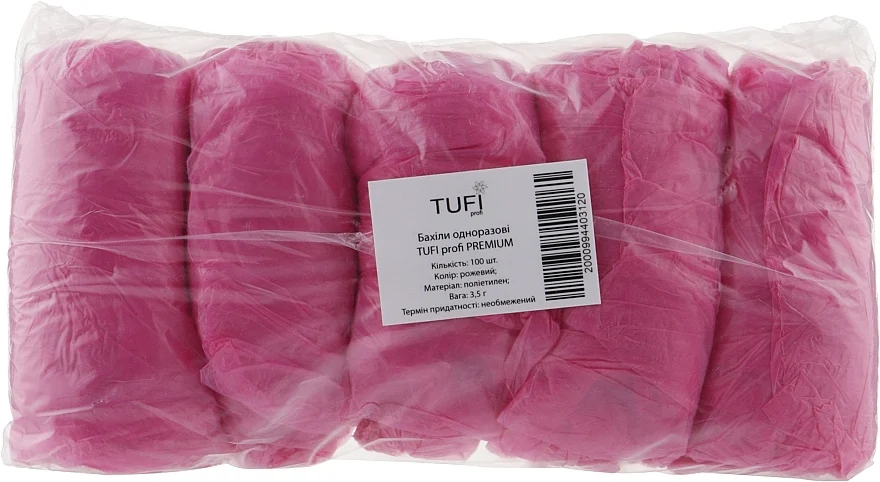Copriscarpe monouso, 3,5 g rosa, 100 pz