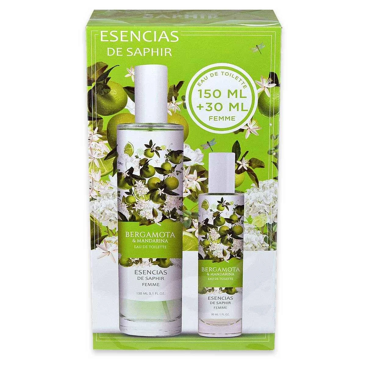 Saphir esencias edt 150 ml + edt 30 ml bergamotto & mandarino