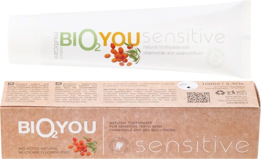 Dentifricio naturale per denti sensibili
