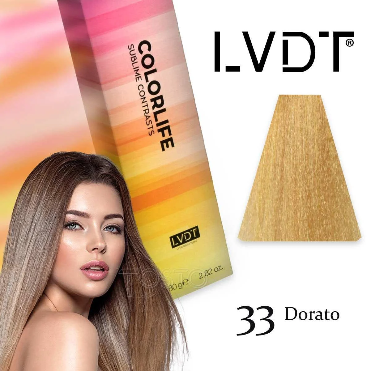 Sublime contrast decolora e colora 33 dorato