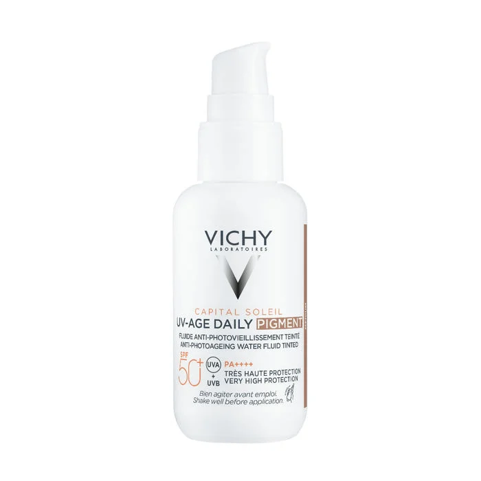 Vichy Capital Soleil UV-Age Fluido Idrico Giornaliero Medio Spf50 40ml