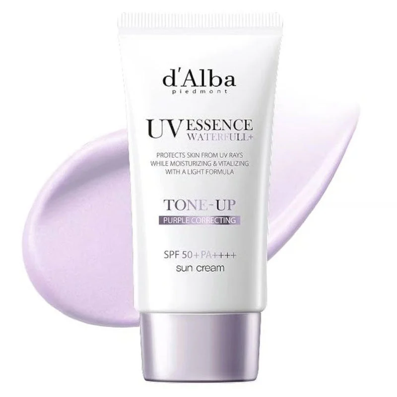 Crema solare UV Essence Waterfull Tone-Up 50ml (correttiva per l'incarnato viola)