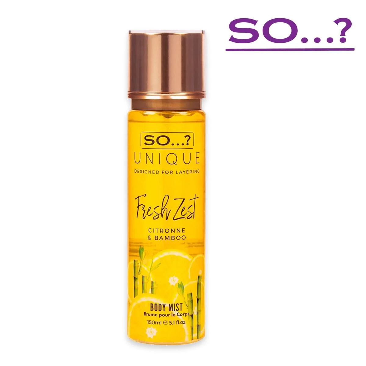 So...? so unique 150 ml body mist fresh zest