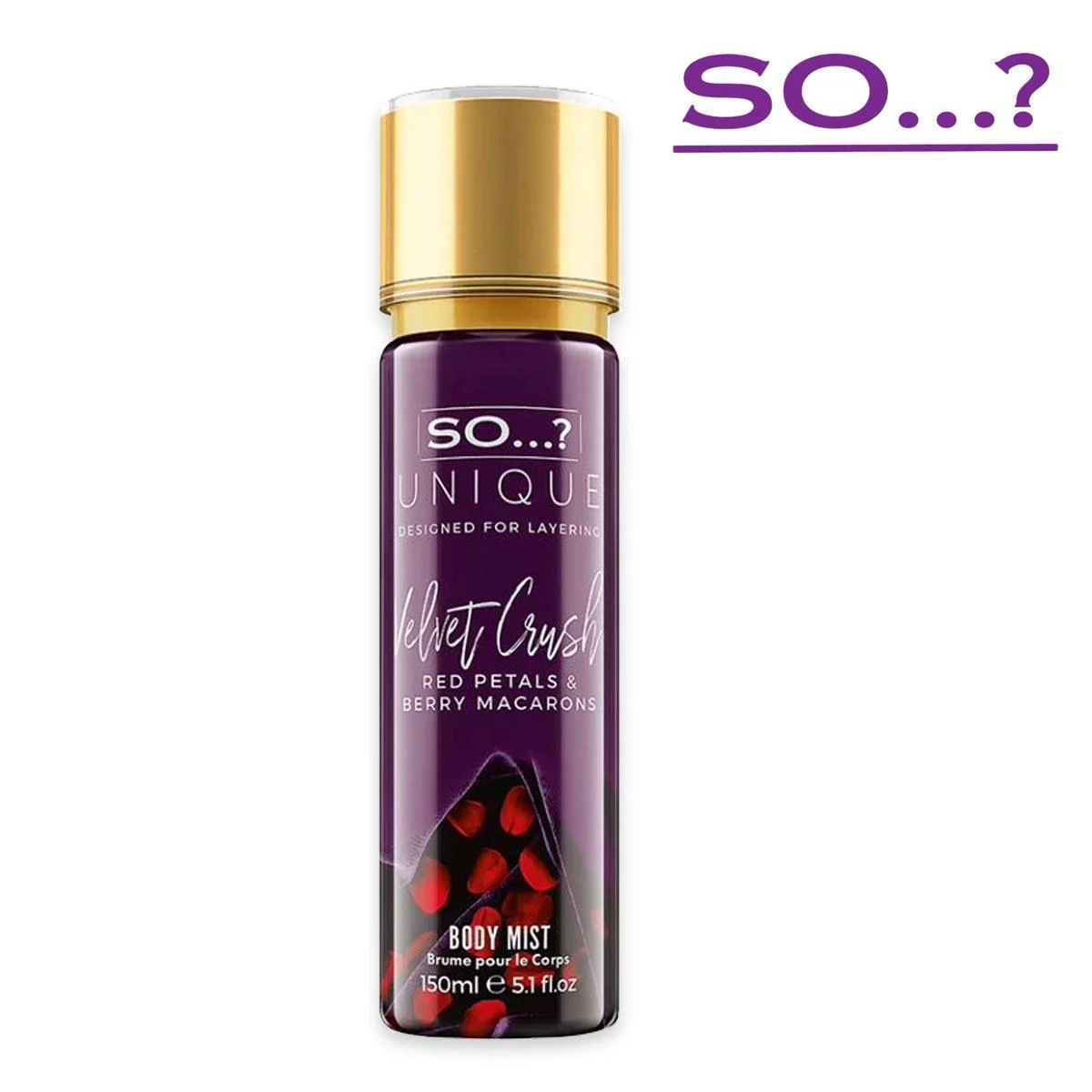 So...? so unique 150 ml body mist velvet crush