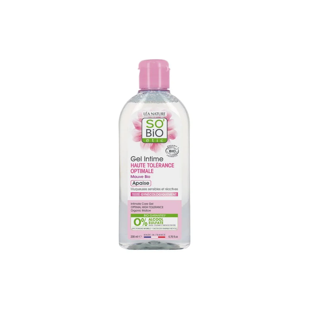 LÉa nature so bio étic Gel Ipoallergenico alla Malva per l'Igiene Intima, 150 ml