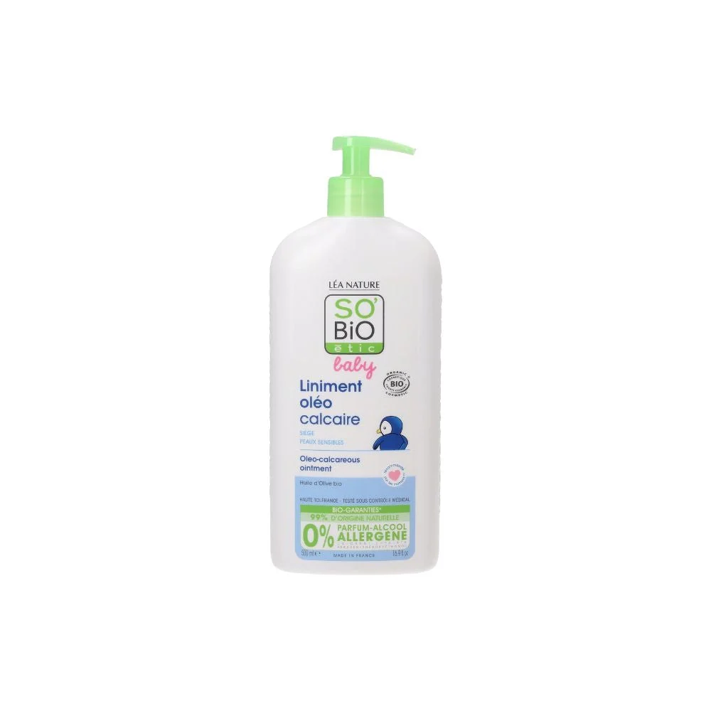 LÉa nature so bio étic Baby - Crema per la Zona Pannolino, 500 ml