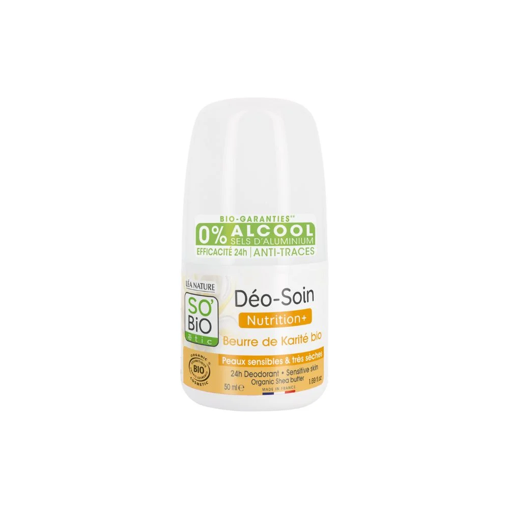 LÉa nature so bio étic Burro di karitè Deodorante Roll-on, 50 ml