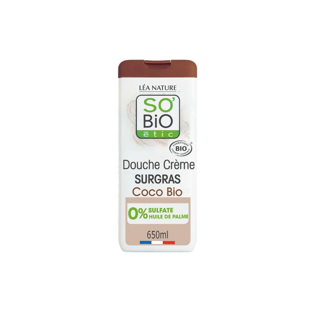 LÉa nature so bio étic Crema Doccia Ultra Ricca al Cocco, 650 ml